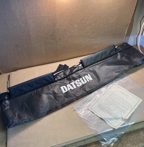 GENUINE NEW DATSUN PICKUP Mask # 214 - Bra Black Front Hood Protector - NOS