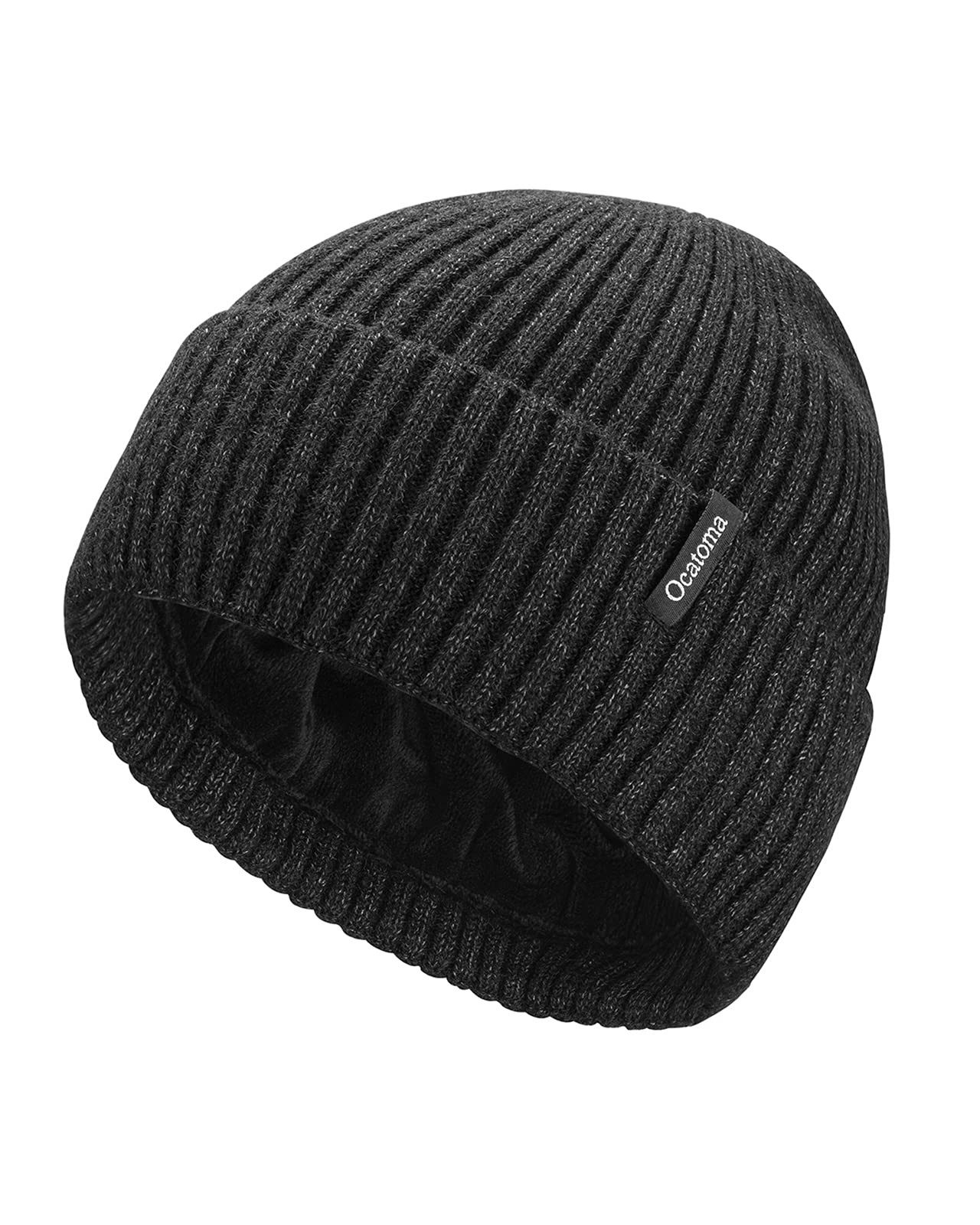 Soft Unisex Winter Knit Cuffed Beanie for Men and Women Warm Ski Hats-image