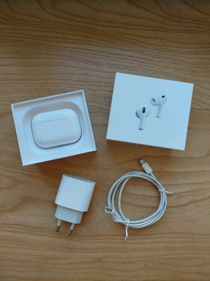 Apple AirPods Pro 1 In-Ear-Kopfhörer Bluetooth mit ANC, Weiß, integriertes Mikro