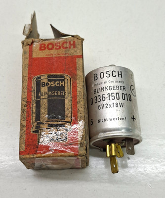 Genuine Bosch Germany Indicator Blinkgeber 6V 2 x 18W Classic Car  VW , NOS