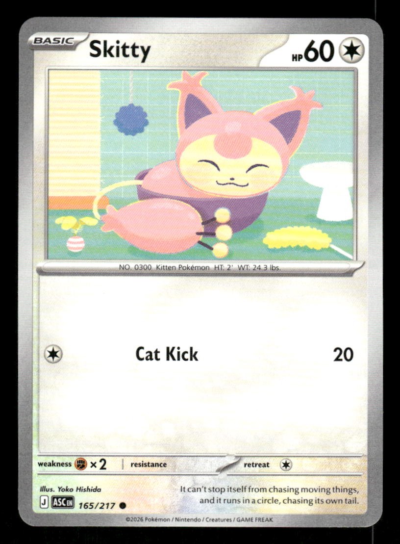 Skitty Common Normal ME: Ascended Heroes 165/217 NM