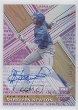 2019 Panini Elite Extra Edition Aspirations Purple /100 Shervyen Newton Auto n1u