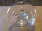 VINTAGE ( 50 – 60 YEARS OLD) 4" TALL CLEAR GLASS CRUET WITH GLASS STOPPER — photo 5