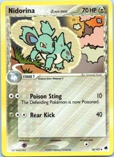 NIDORINA Δ 34/101 UNCOMMON DRAGON FRONTIERS POKEMON LP