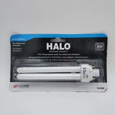Cooper Lighting HALO Outdoor Security PLC26W Fluorescent Light Bulb, 4-Pin, 26W