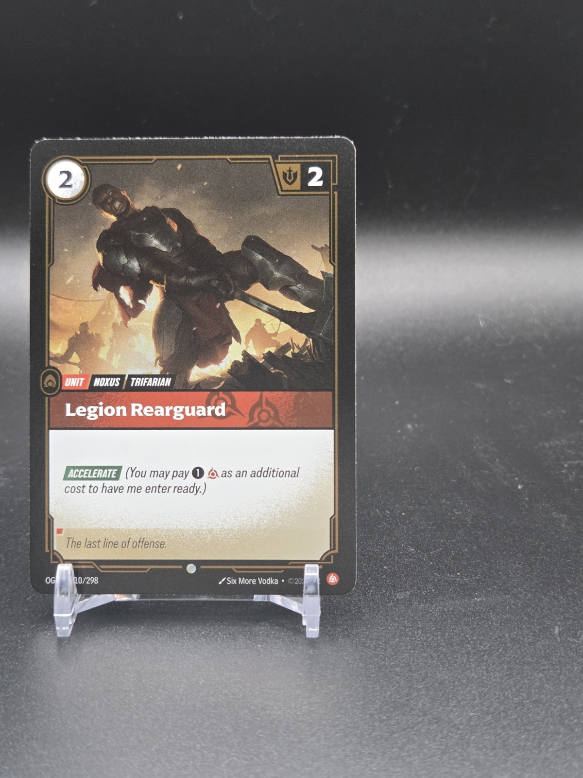 Legion Rearguard Foil OGN 010 Common - Riftbound Origin English - NM