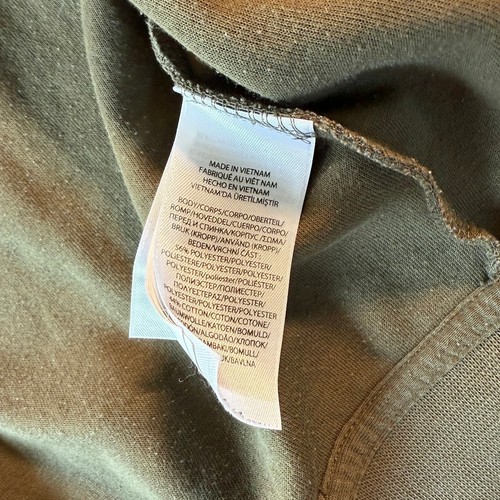 Polo Ralph Lauren Baumwolle Polyester Mischung grün schwarz Pony Reißverschluss Hoodie Herren L - Bild 3 von 8