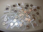 1976 40% silver BU Washington quarters. Lot of 19 Bicentennial coins.