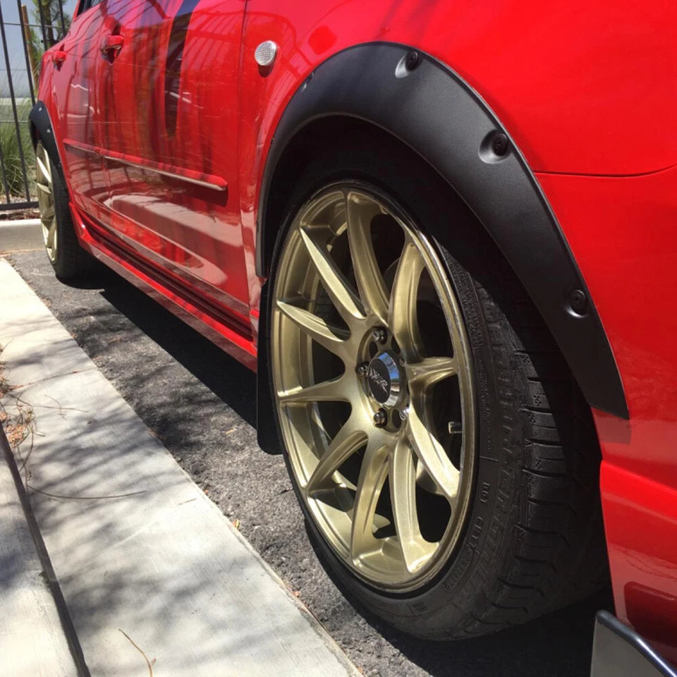 Kit de carroceria arco roda extra larga alargadores para Toyota Camry 3,5"+4,5" flexível - Imagem 3 de 4