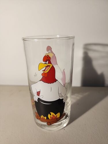 Vintage IXL Collector Glass  Foghorn Leghorn Heney Hawk Limited Edition 1 Of 8 - Picture 1 of 6