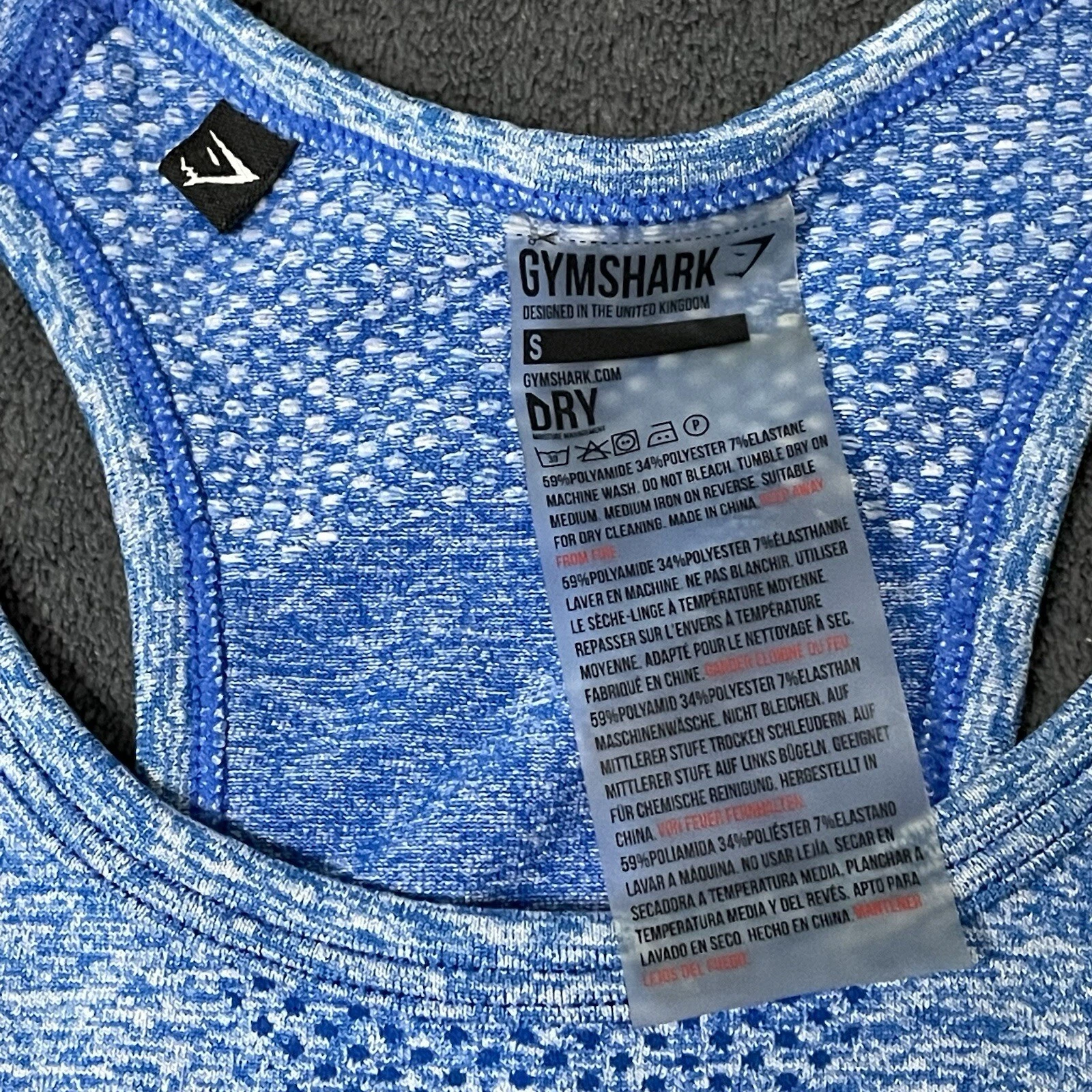 gymshark vital seamless racer back workout athletic tank-top