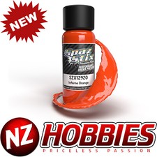 Spaz Stix SZX12920 Inferno Orange Airbrush Ready Paint, 2oz Bottle