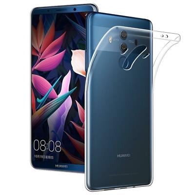 Silikon Hülle für Huawei Mate 10 Pro Backcover TPU Durchsichtig Handyhülle Case