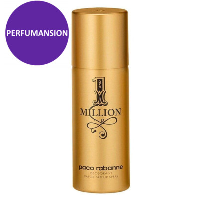 Paco Rabanne 1 Million Deodorant Spray 5.1 Oz Men 150 ml FACTORY SEALED NEW