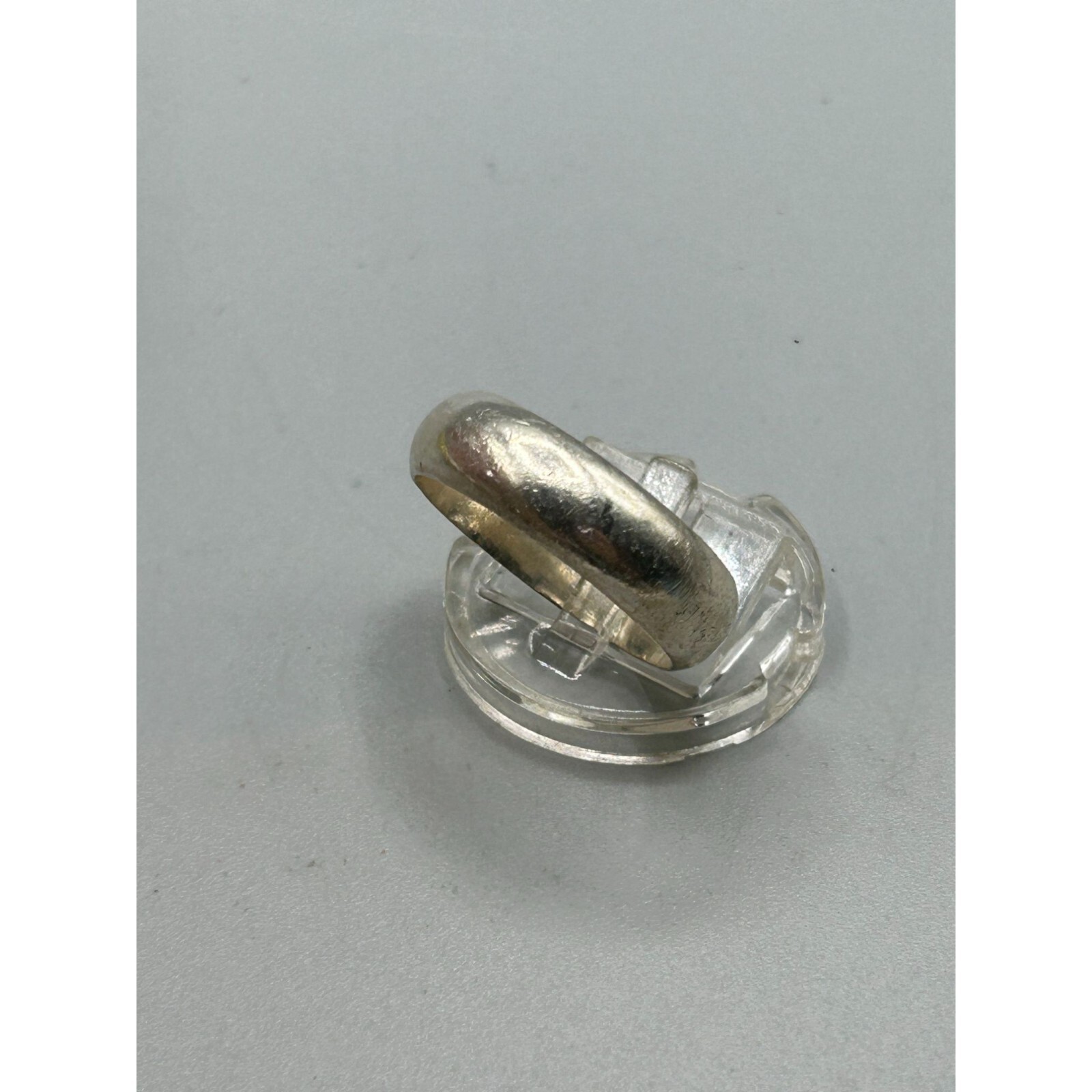 Solid Sterling Silver Band Ring Plain No Design D… - image 2