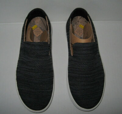 NIB Men's Freewaters TRVL Travel Slip-On Shoes Black Gray Size 9