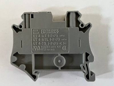 PHOENIX CONTACT UT 4-MT ( UT 4-TG ) TERMINAL BLOCK - (LOT OF 10)