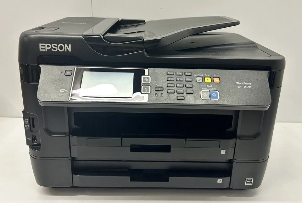 Epson Workforce WF-7620DTWF A3+ Colour Multifunction Inkjet Printer C11CC97301 - Image 2 of 4