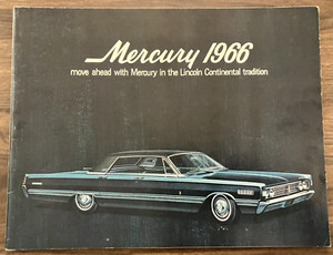 1966 Mercury Model Range - Vintage 34-Page Dealer Sales Brochure Catalog - CLEAN