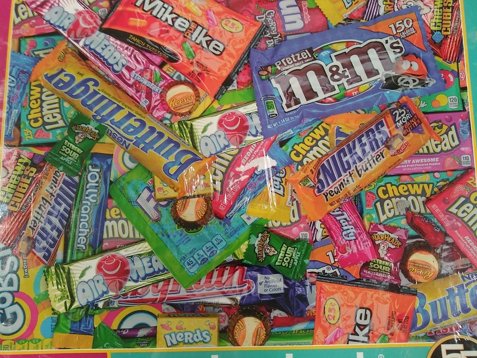 Springbok Puzzle Sweet Tooth Classic Candy 500 Piece  18"  23.5"  New Sealed - Image 2 of 4