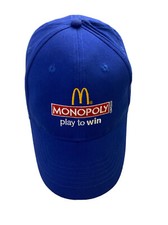 McDonalds Play To Win Ball Cap Monopoly Hat Adjustable Baseball