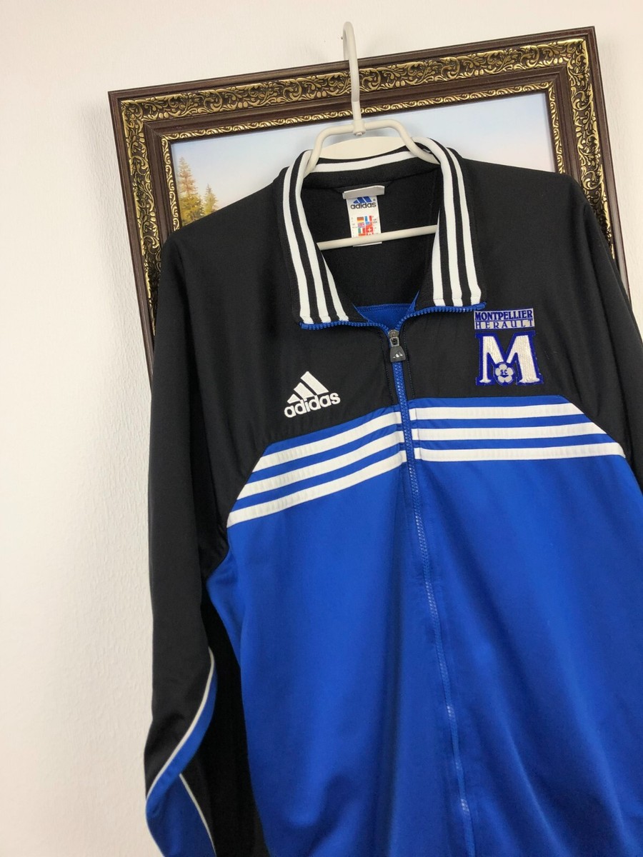 Montpellier Football Vintage 90's Adidas Jacket Soccer Track Top