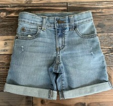 NWT Gymboree BRIGHT DAYS AHEAD Boys Distressed Denim Jean Shorts Size 12-18 M