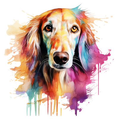 Saluki (1) Poster Leinwand Film Film Druck A0 A1 A2 A3 A4 A5 A6 Kunst Wanddeko