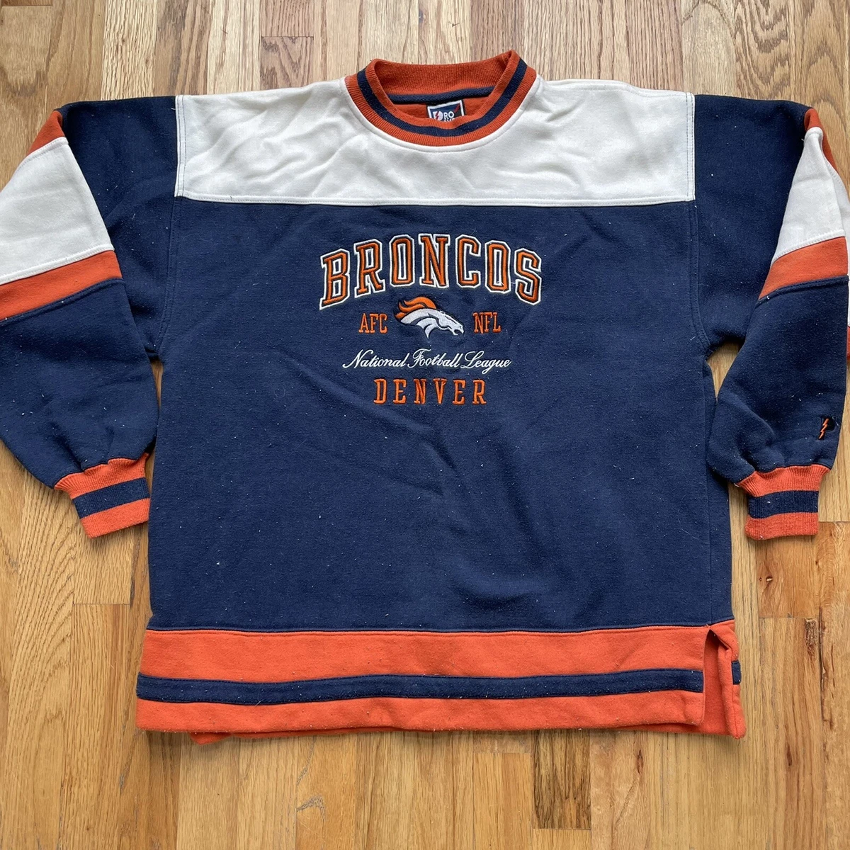 Broncos sales crewneck sweatshirt