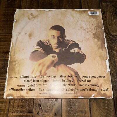 Nas It Was Written LP Vinyl; 1st Pressing 1996 Columbia Records