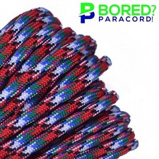 Afghanistan Veteran 550 Paracord Rope 7 strand Parachute Cord - 10 25 50 100 ft