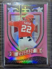 2021 Panini Chronicles Crusade Juan Soto Pink Parallel #'d/50 Washington #18
