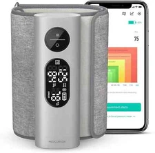 Blood Pressure Monitor Upper Arm Bluetooth Data Stored in free App