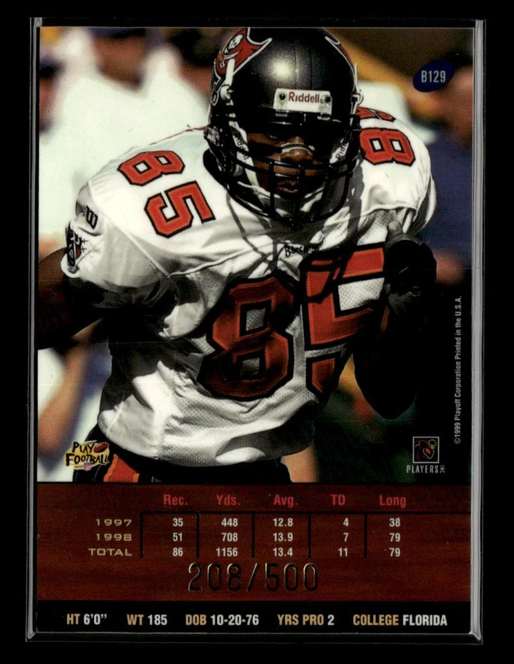 1999 Playoff Prestige SSD #B129 Reidel Anthony Spectrum Green #/500 - Image 2 of 2