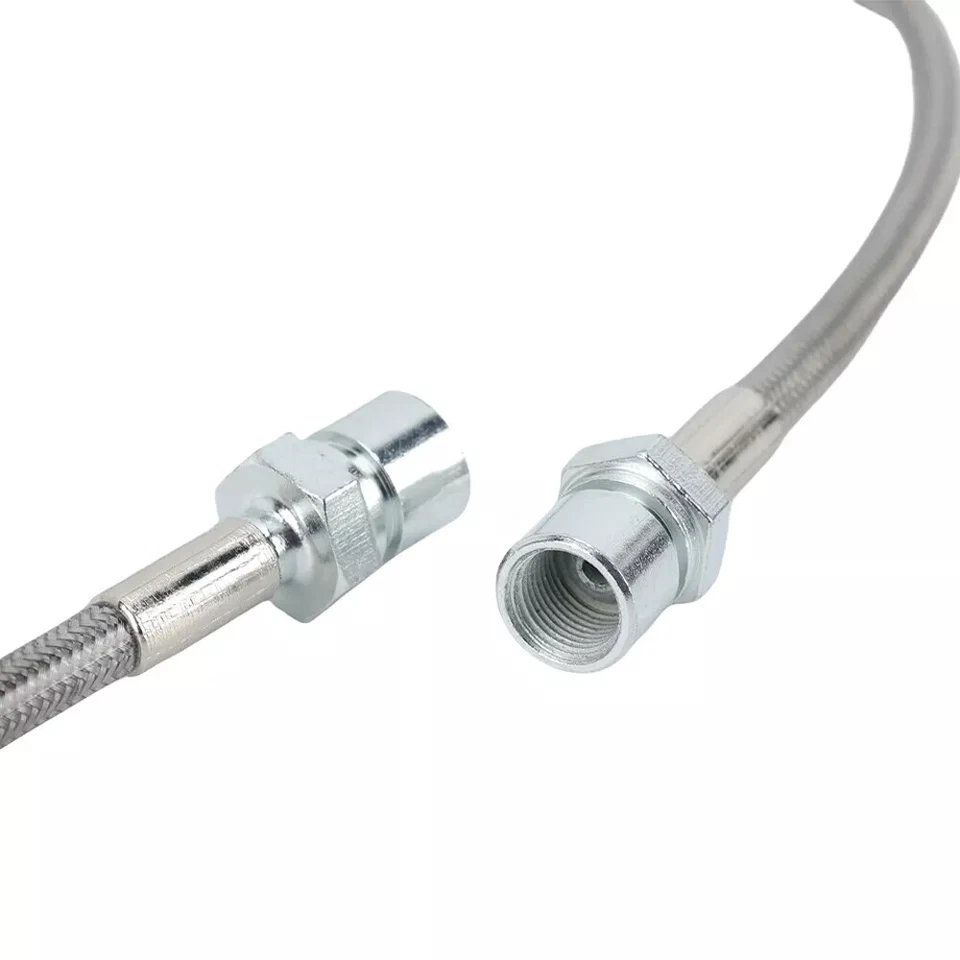 Líneas de freno delanteras de acero inoxidable para Silverado Sierra 2007-2019 2500 3500HD 2011-2019 Foto 4 de 4