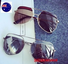 Children Handsome Boy Girl Kid Retro Metallic Square Frame sun eye sunglasses