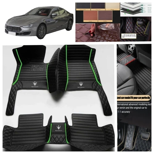 For Maserati Ghibli 2014-2024 Car Floor Mats Custom Foot Carpets Waterproof Mats - Imagen 9 de 38