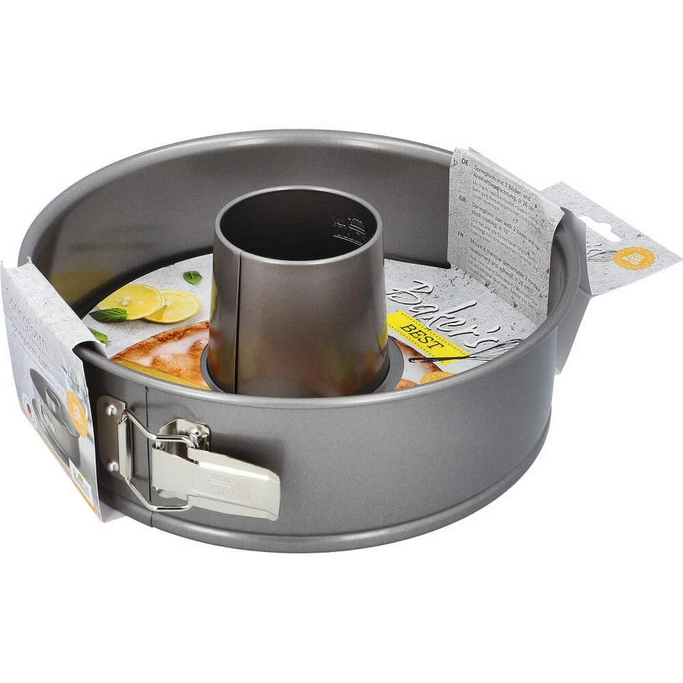 Birkmann Bakers Best Springform zwei Böden Kuchenform Backform Karbonstahl Ø26cm - Bild 4 von 4