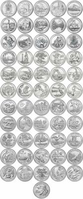 #ad #ad 2010 2021 National Park Quarter ATB America Beautiful Philadelphia or Denver $1.95