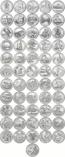2010 - 2021 National Park Quarter ATB America Beautiful - Philadelphia or Denver