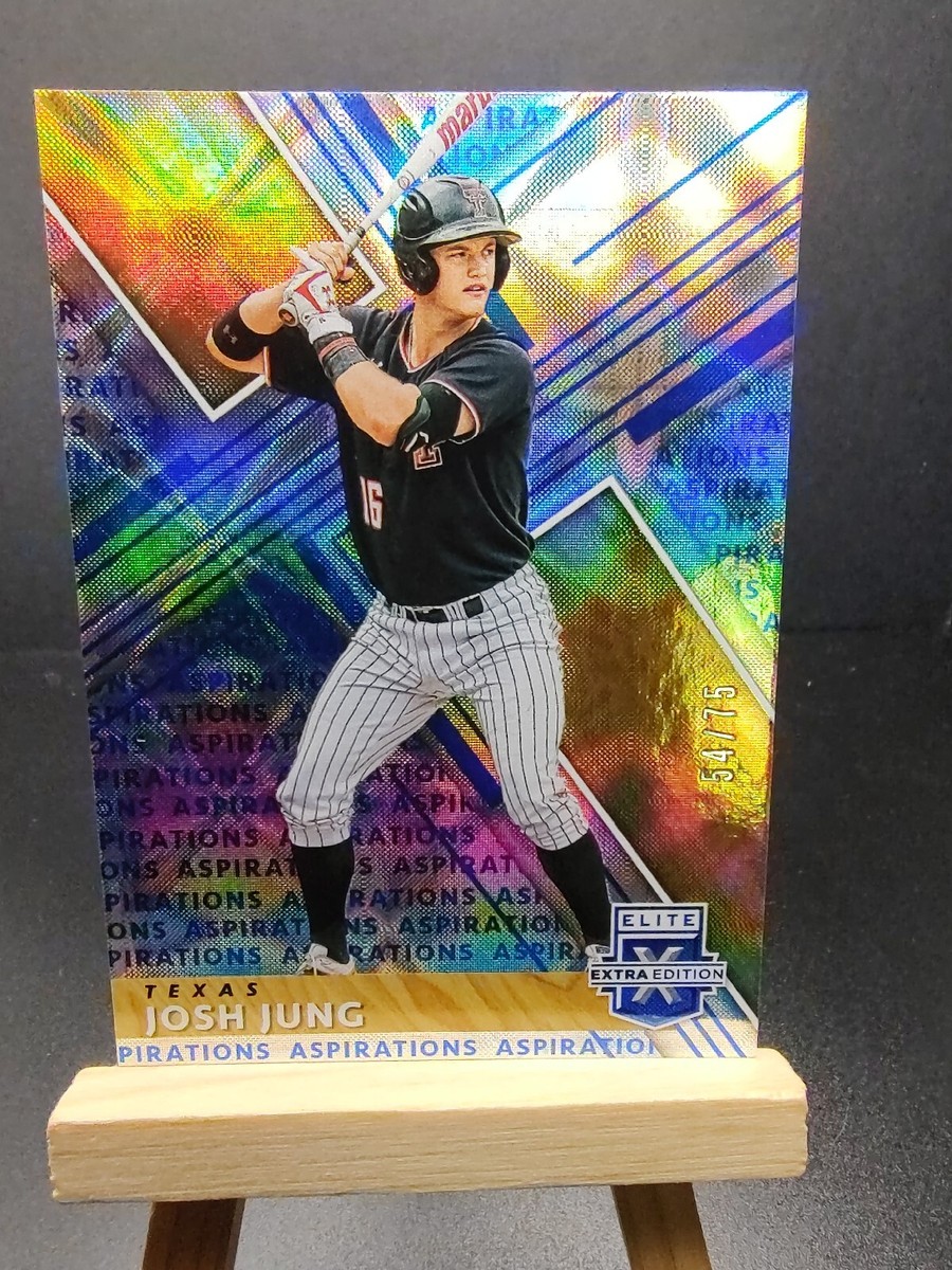 スポーツ選手 2019 ELITE EXTRA EDITION josh jung auto 2019 Panini Elite Extra Blue Aspirations Josh Jung #'d/75