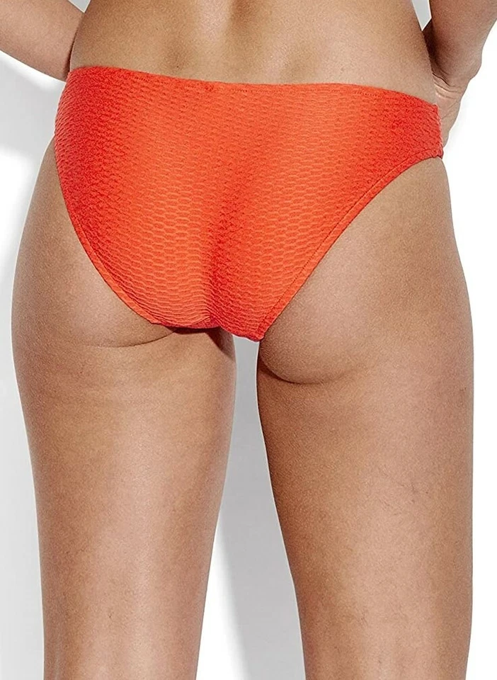 Traje de baño Seafolly para mujer 236692 parte inferior de bikini activo tangelo talla 6 Foto 2 de 2
