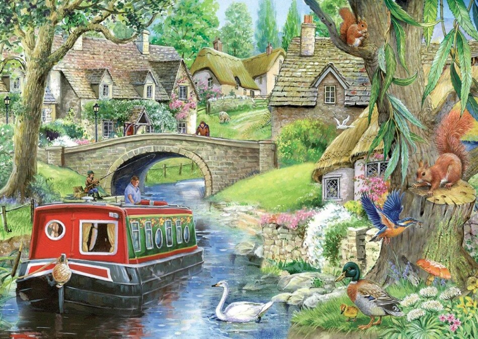 The House of Puzzles Taking It Easy 250 Piece Jigsaw Puzzle - Image 2
