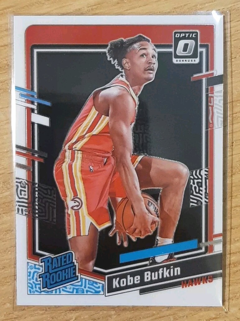 2023-24 PANINI DONRUSS OPTIC KOBE BUFKIN RATED ROOKIE #220 ATLANTA HAWKS