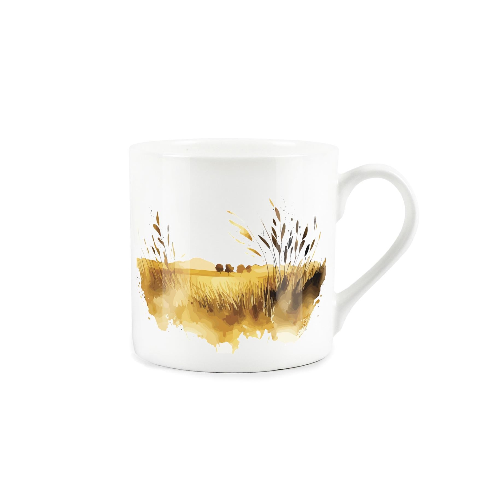 Golden Landscapes Meadow Mug - Bone China Tea/Coffee Autumnal Gift
