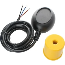 Shopcorp Water Level Float Switch, NO/NC, 9.8ft Cord, 250V 10A