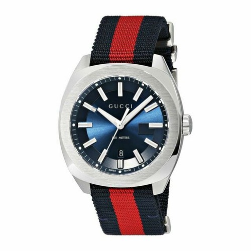 Gucci GG2570 Blue Dial Blue and Red 