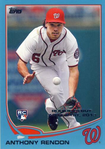 2013 Topps Update Walmart Blue Border SP #US233 Anthony Rendon Rookie Nationals