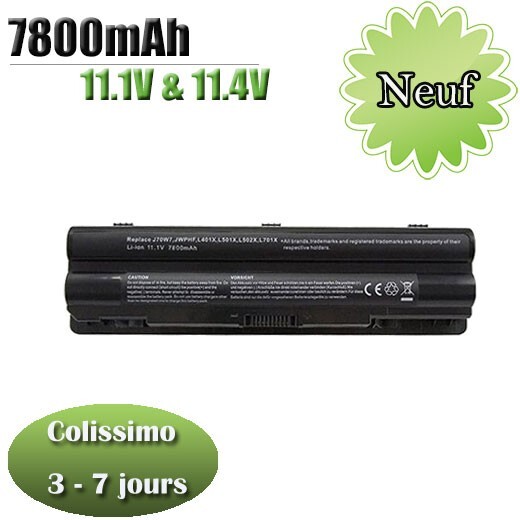 Batterie ordinateur portable Dell XPS 17 L701X L702X 8PGNG P09E001 11,1V