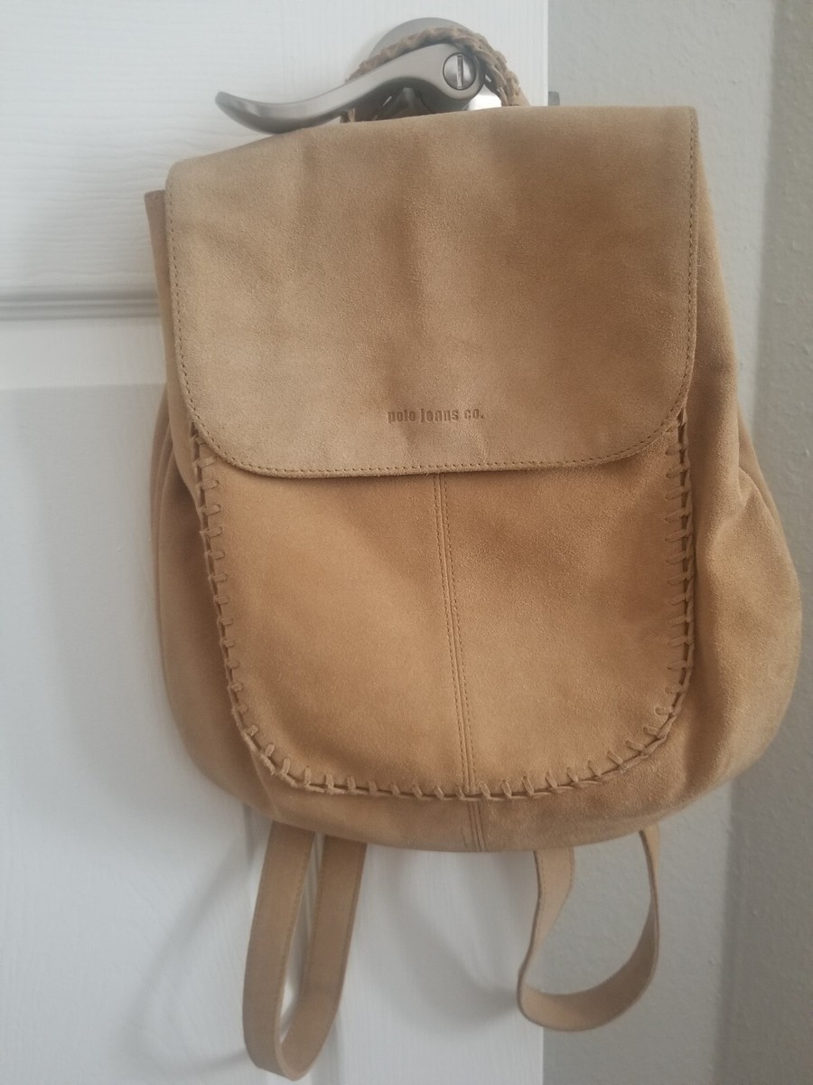 Vintage Polo Sport by Ralph Lauren Brown Suede Small Backpack il_fullxfull.7372499698_5apo.jpg main image 2